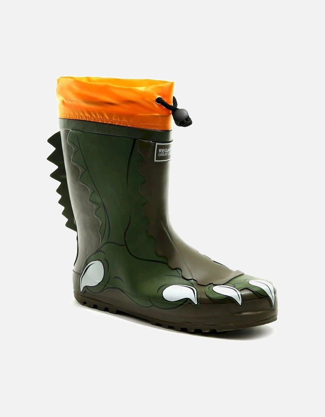 Childrens/Kids Mudplay Dinosaur Wellington Boots, 10 of 9