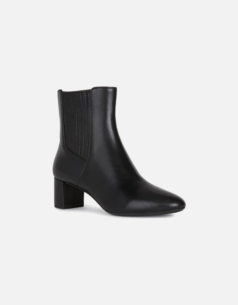 Womens/Ladies Pheby Nappa Leather Ankle Boots