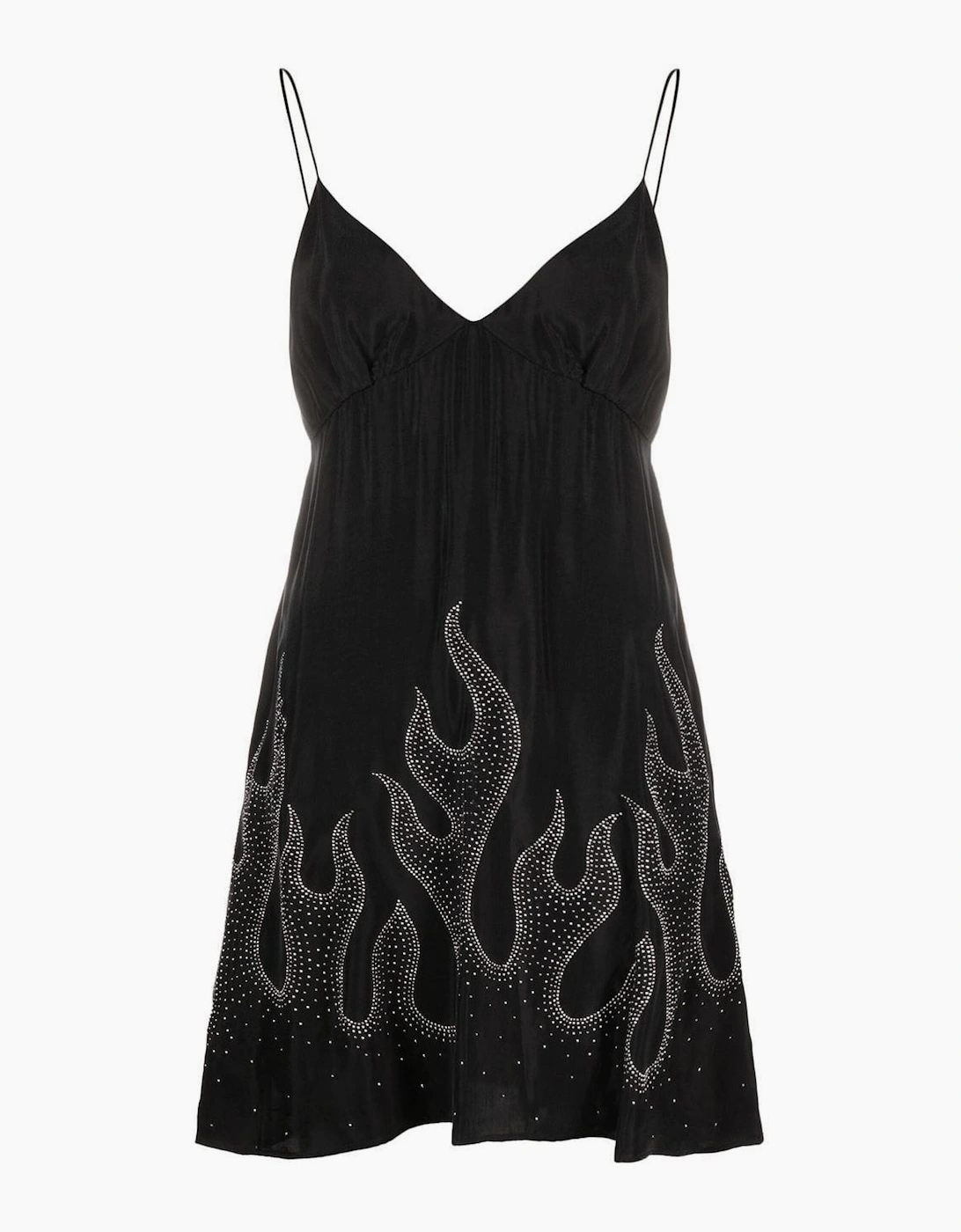 Palm Angels Women's Women's Studded Burning Dress - Black - Size: 10/8