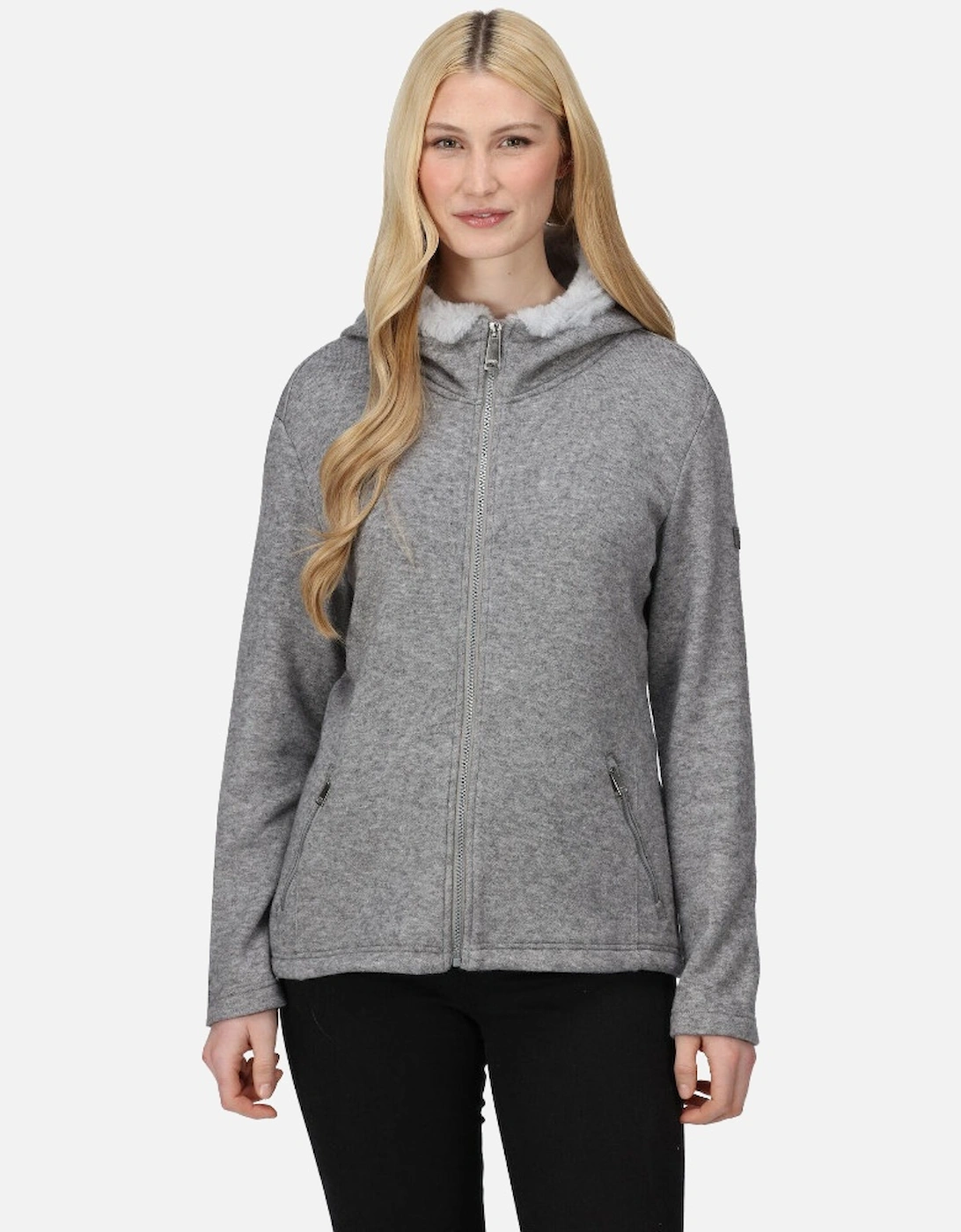 Womens Avalynn Full Zip Fleece Hoodie, 5 of 4