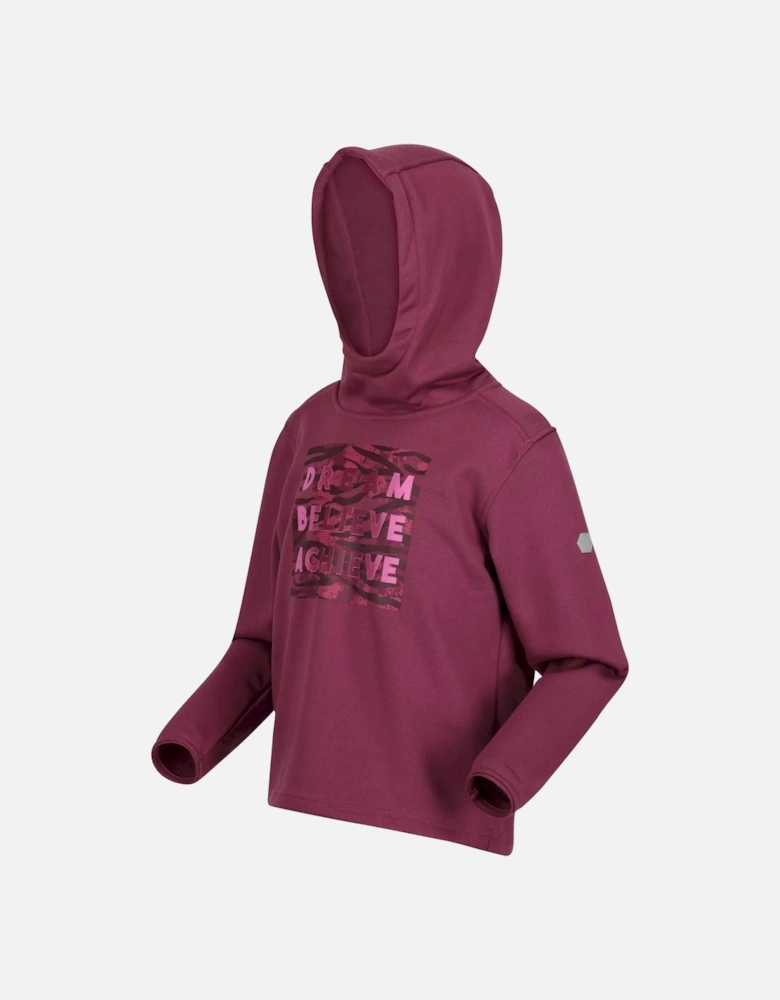 Childrens/Kids Dream Believe Achieve Extol Stretch Hoodie