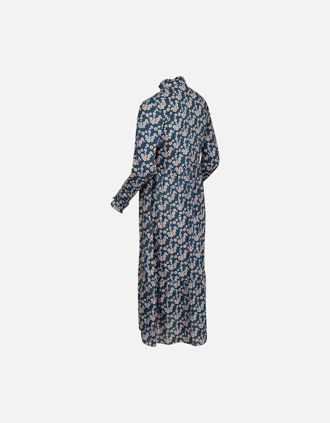 Womens/Ladies Orla Kiely Water Floral Long-Sleeved Midi Dress