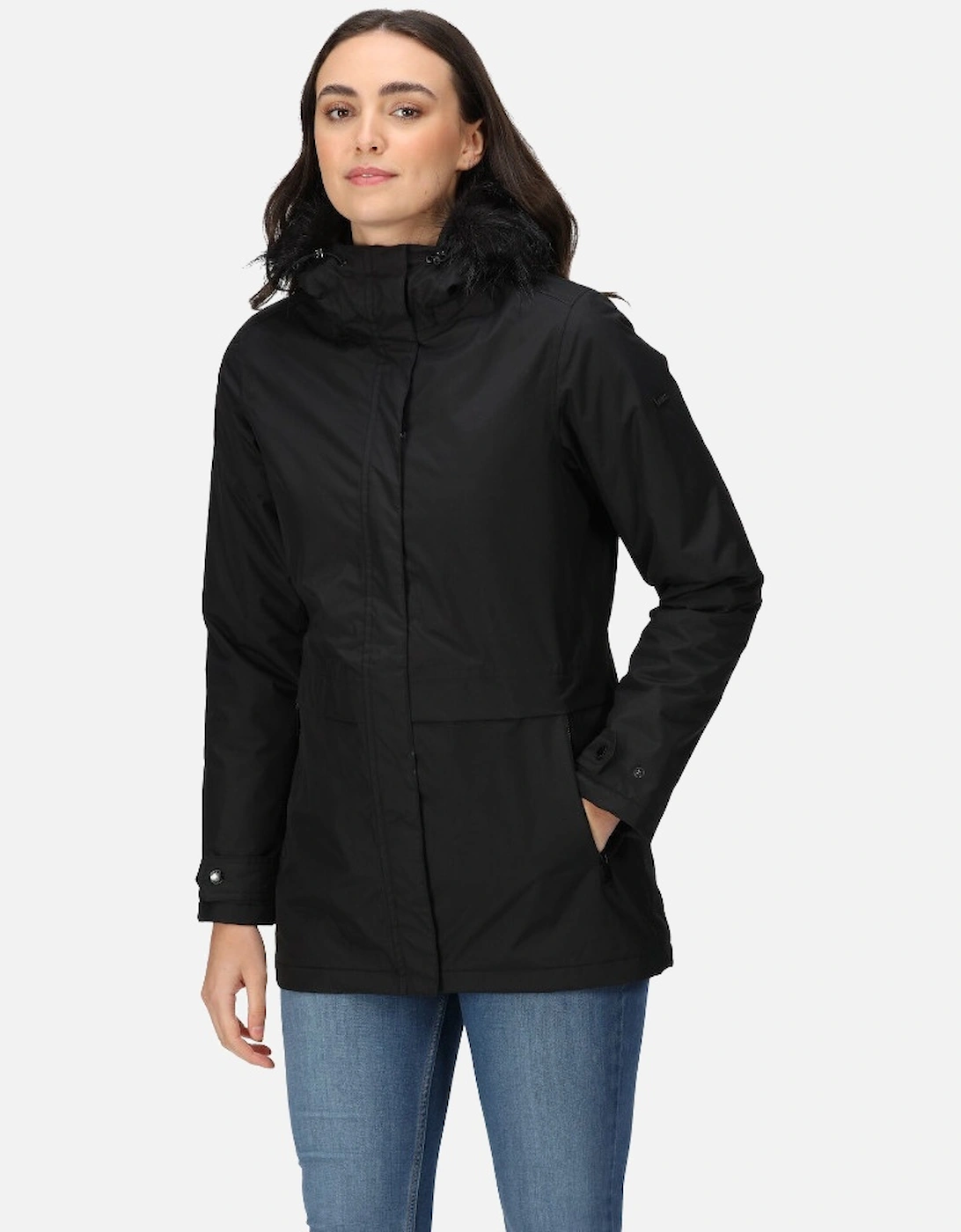 Womens Myla II Waterproof Hooded Insulated Coat, 5 of 4