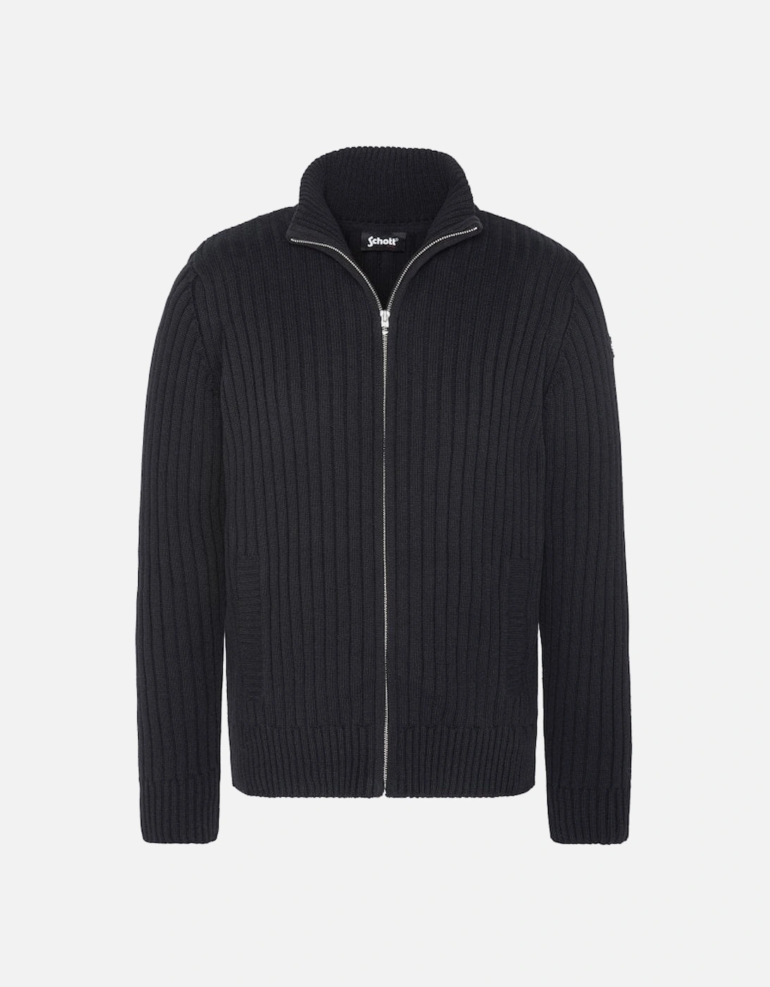 NYC Full Zip Sweater With Pockets Black, 4 of 3