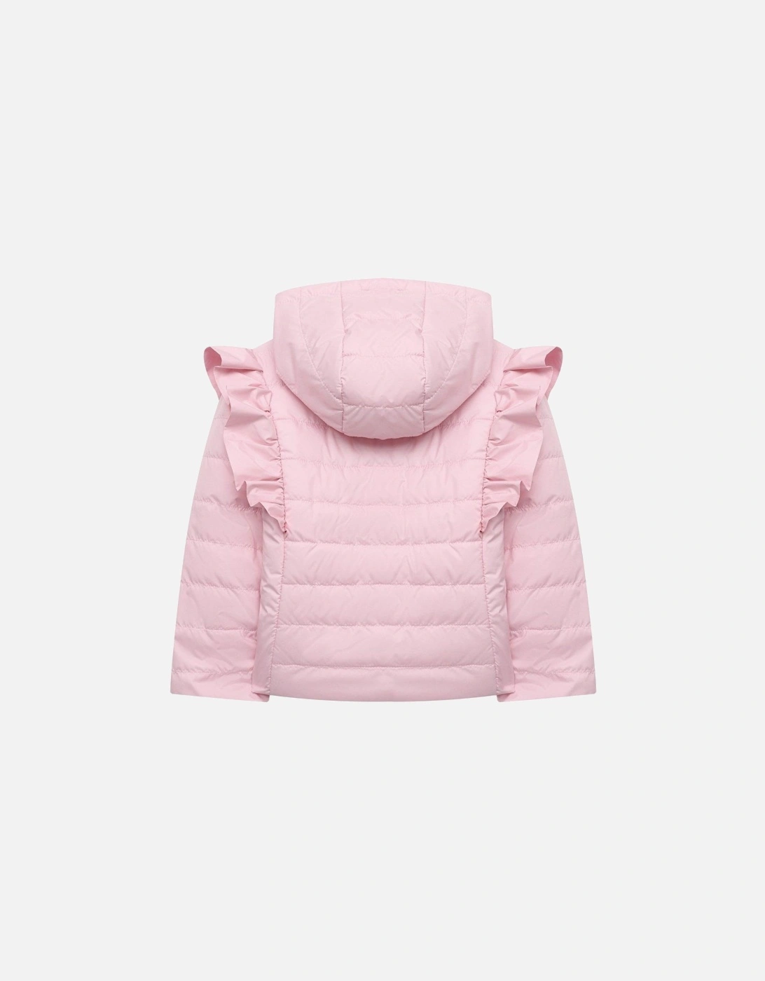 Baby Girls Pink Frill Jacket