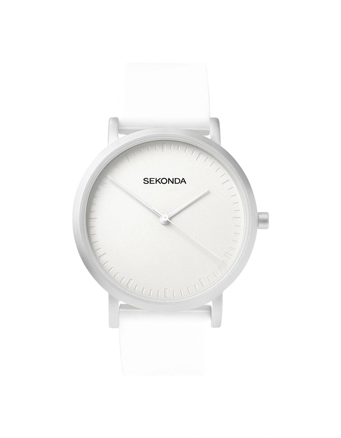 Ladies Palette White Silicone Strap with White Dial Watch, 3 of 2