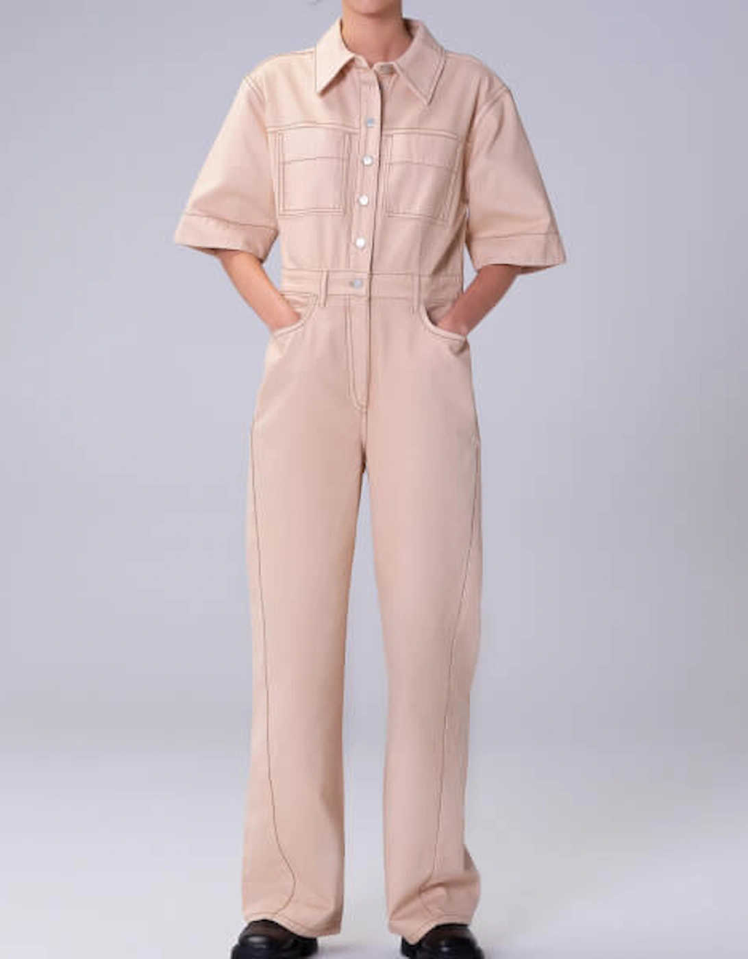 Gloria Denim Jumpsuit, 2 of 1