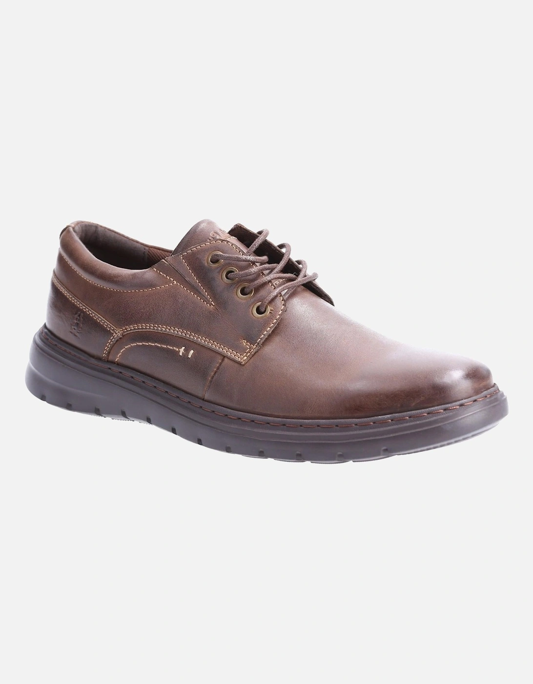 Mens Triton Leather Casual Shoes, 2 of 1