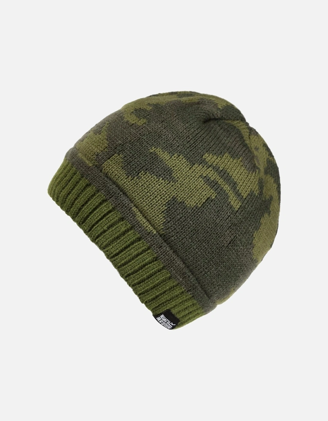 Childrens/Kids Tarley Camo Knitted Fleece Lined Beanie, 5 of 4