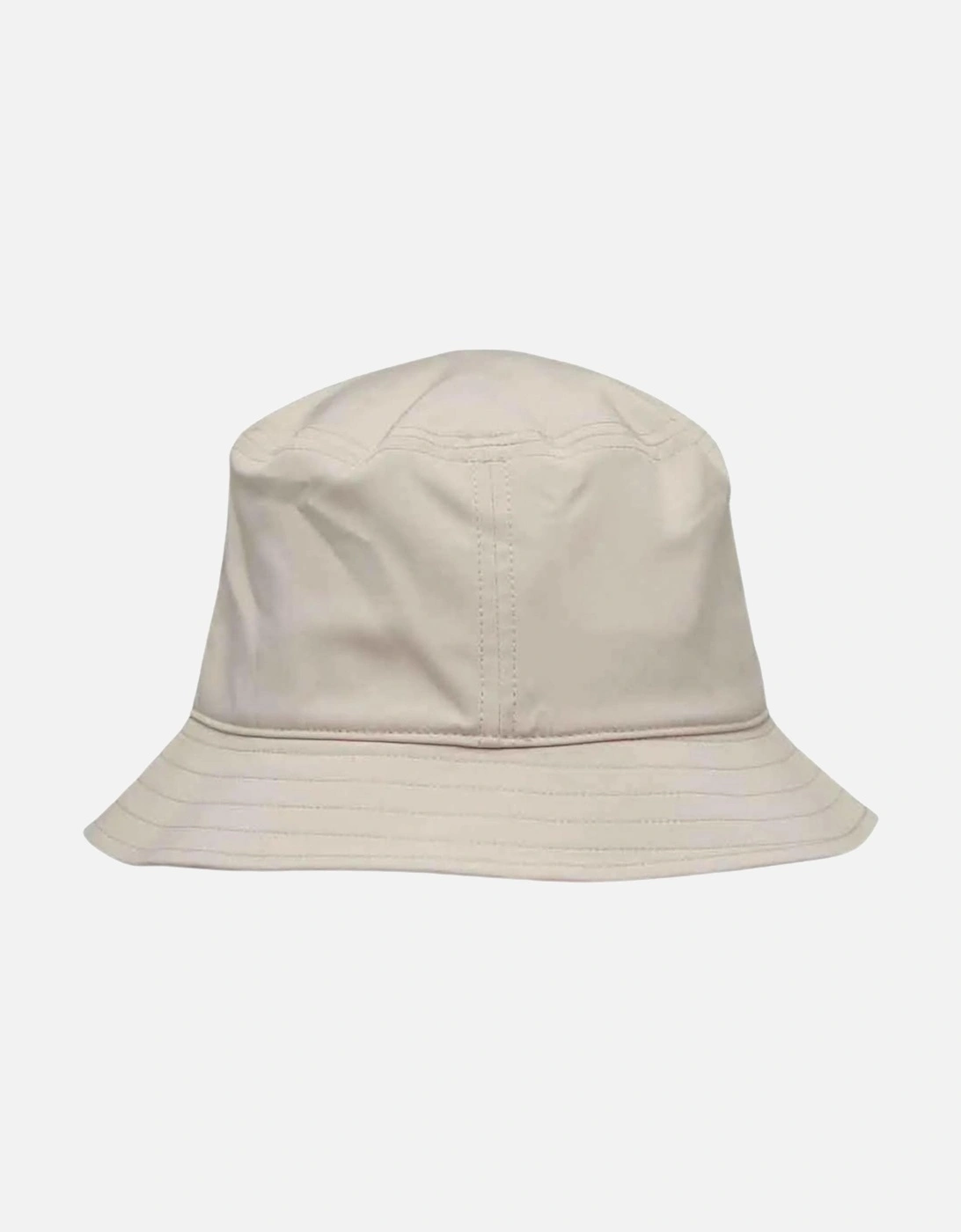 Beige Woven Bucket Hat