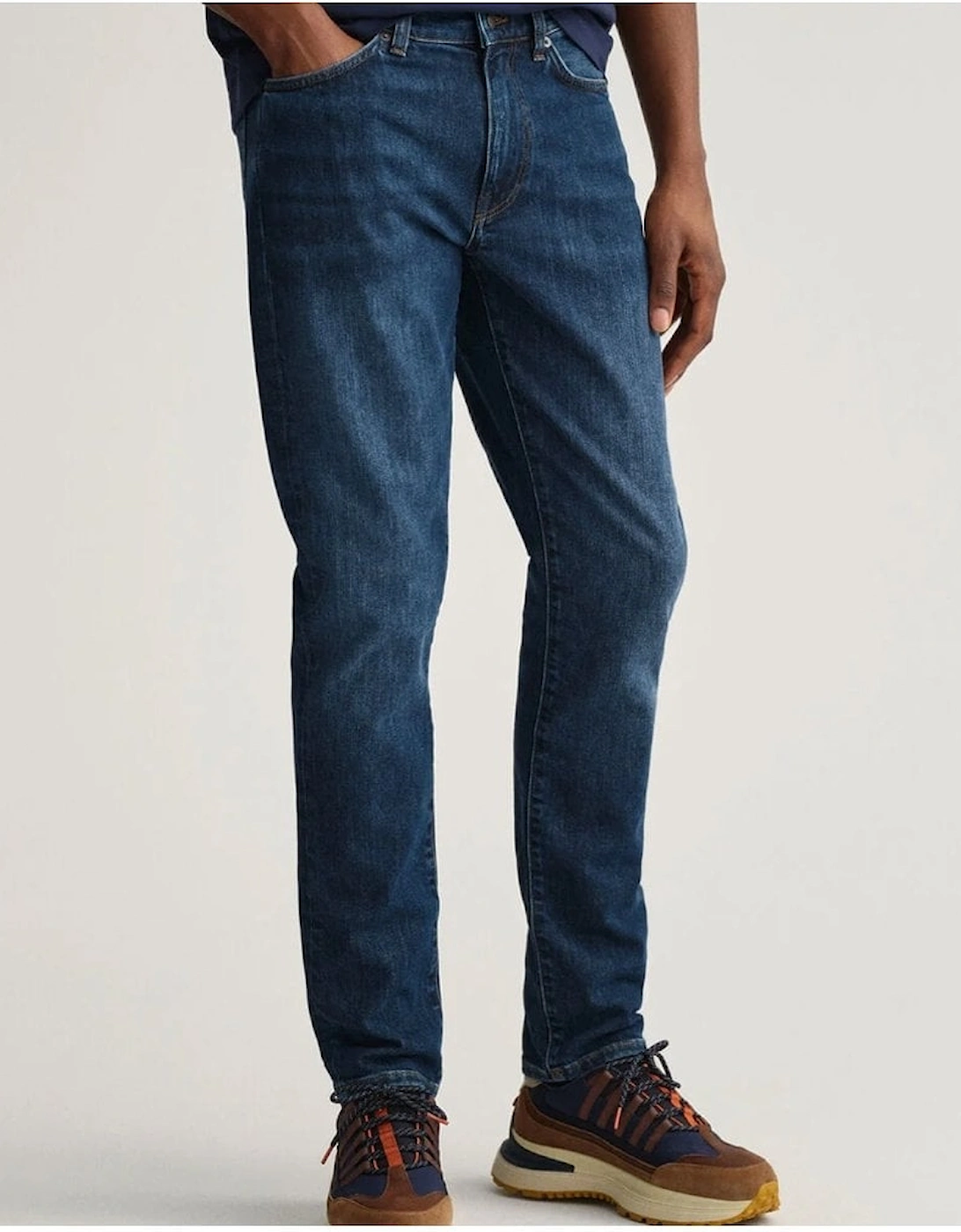 Hayes Slim Fit Jeans Dark Blue Worn in, 5 of 4