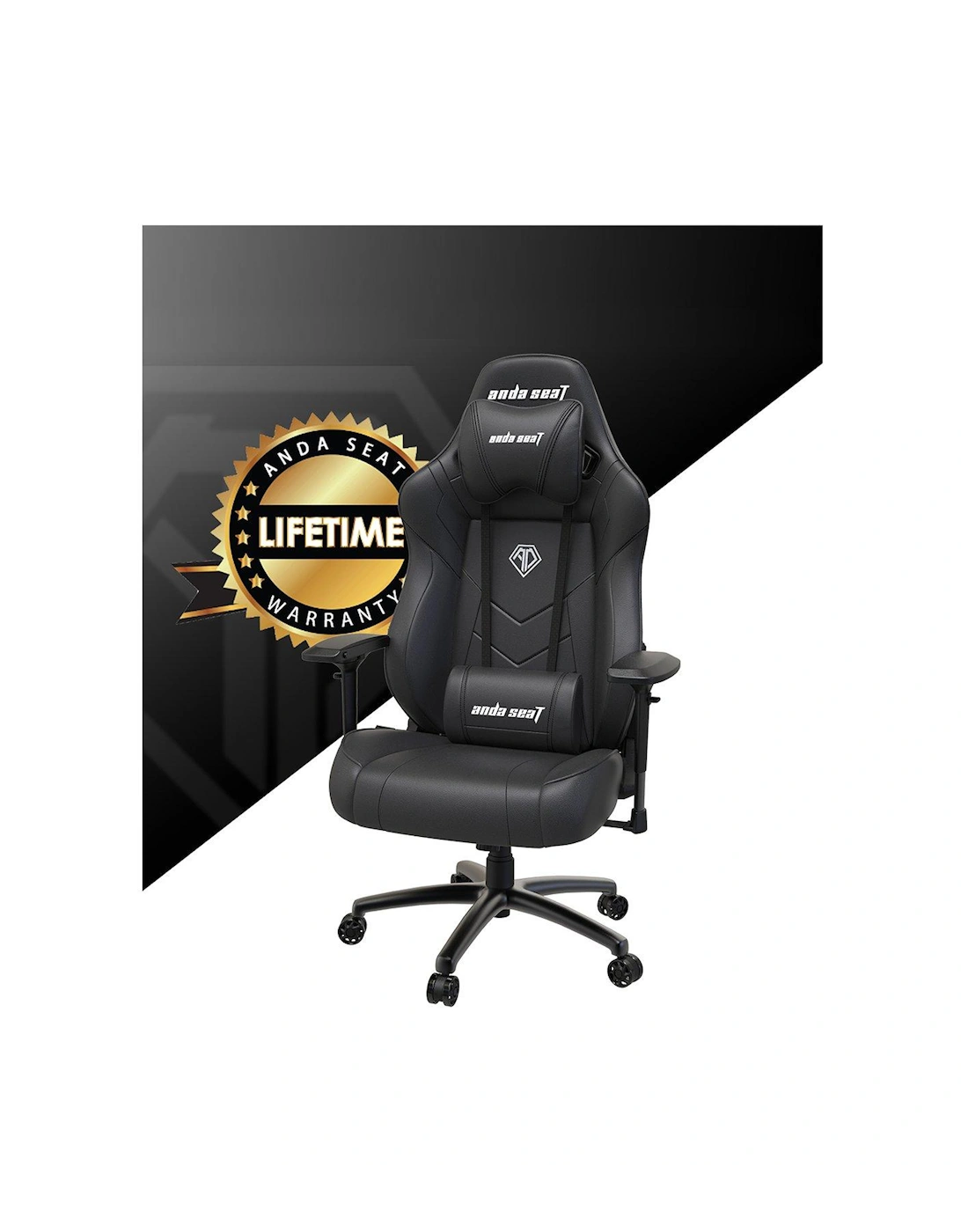 Andaseat Dark Demon Premium Gaming Chair Black, 2 of 1