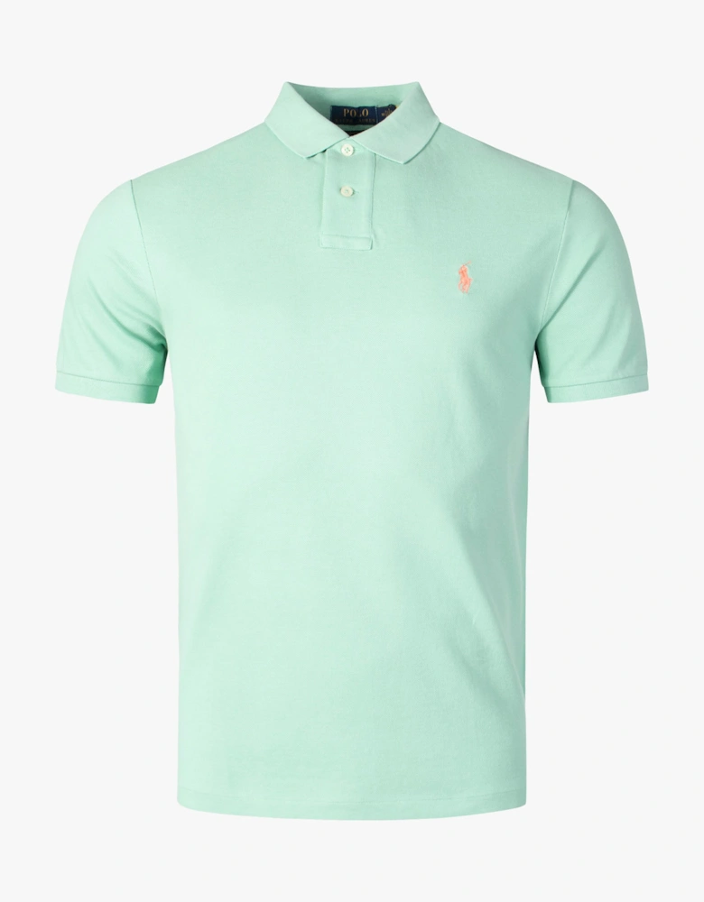 Custom Slim Fit Mesh Polo Shirt