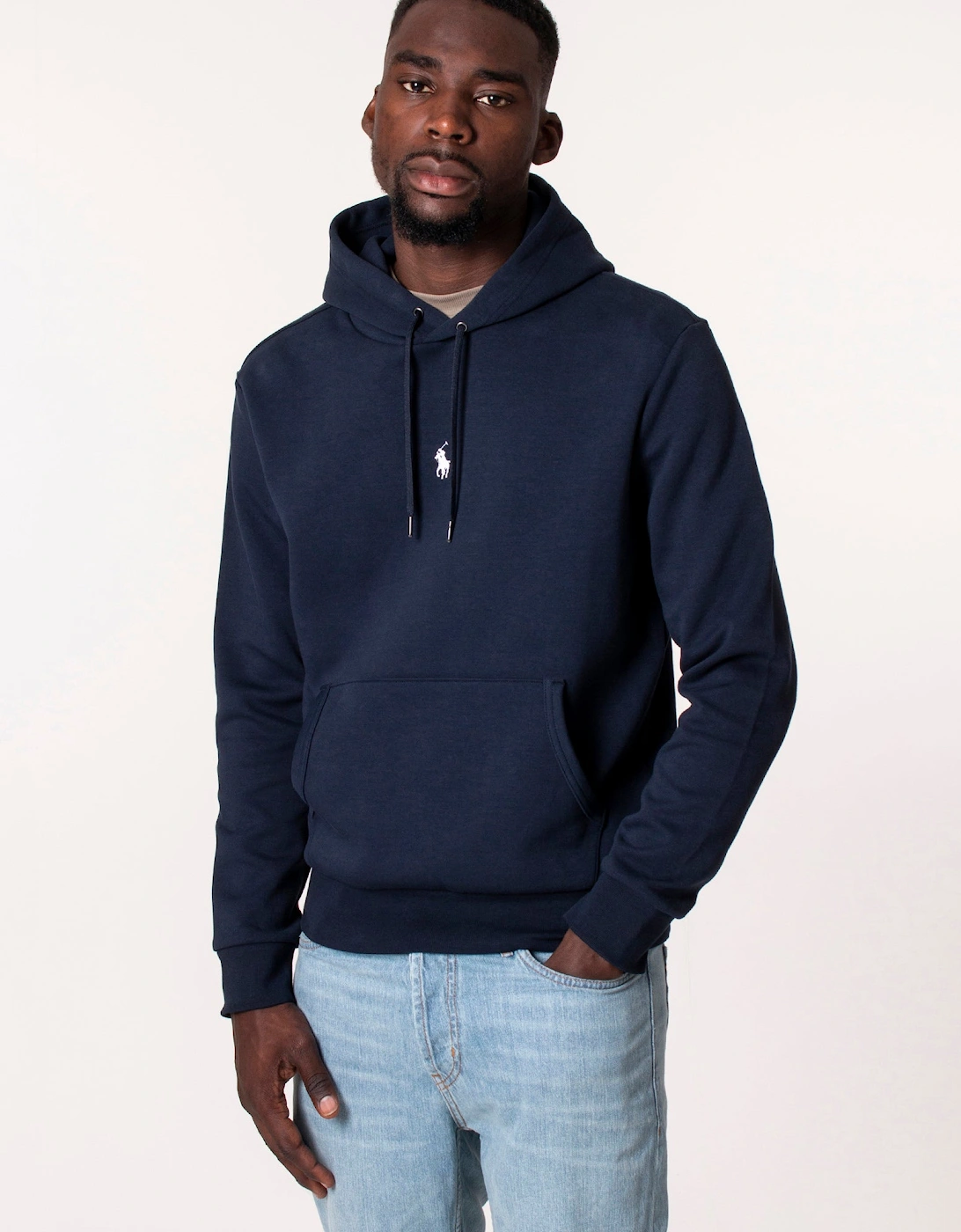 Double Knit Central Logo Hoodie