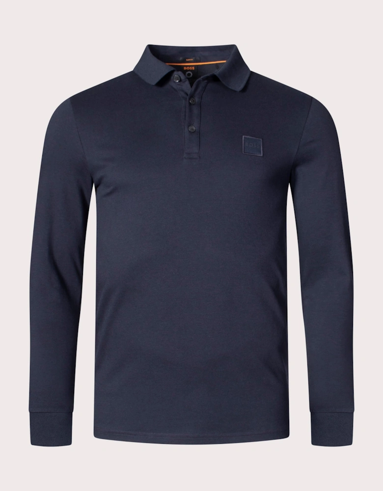 Slim Fit Long Sleeve Passerby Polo Shirt