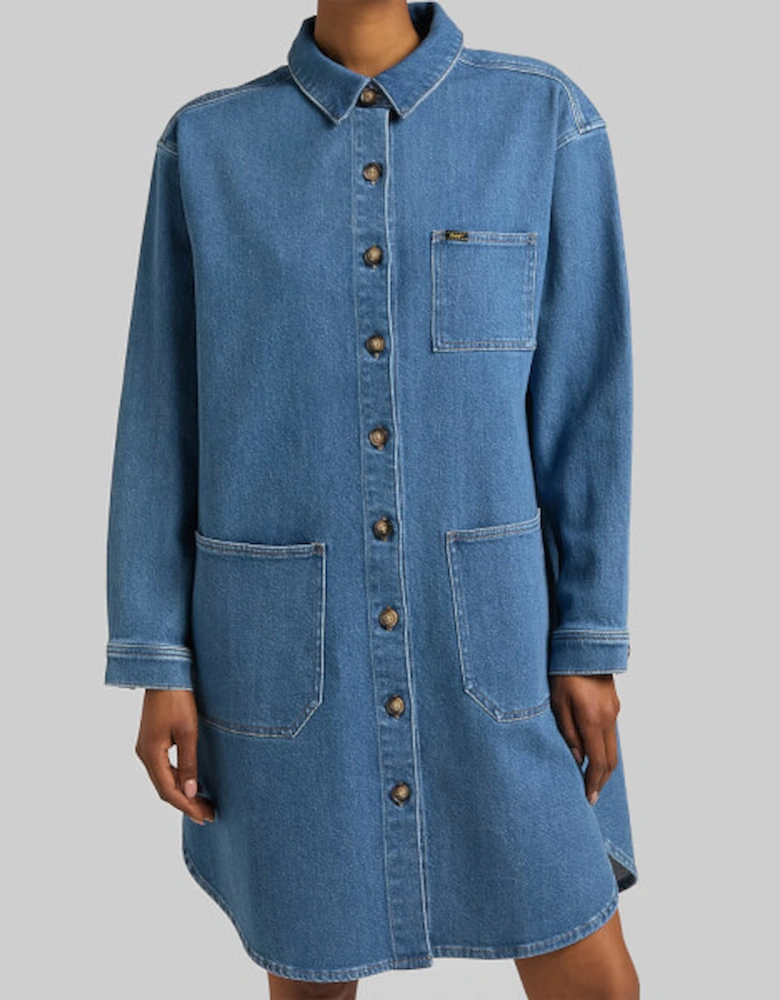 Denim Shirt Dress