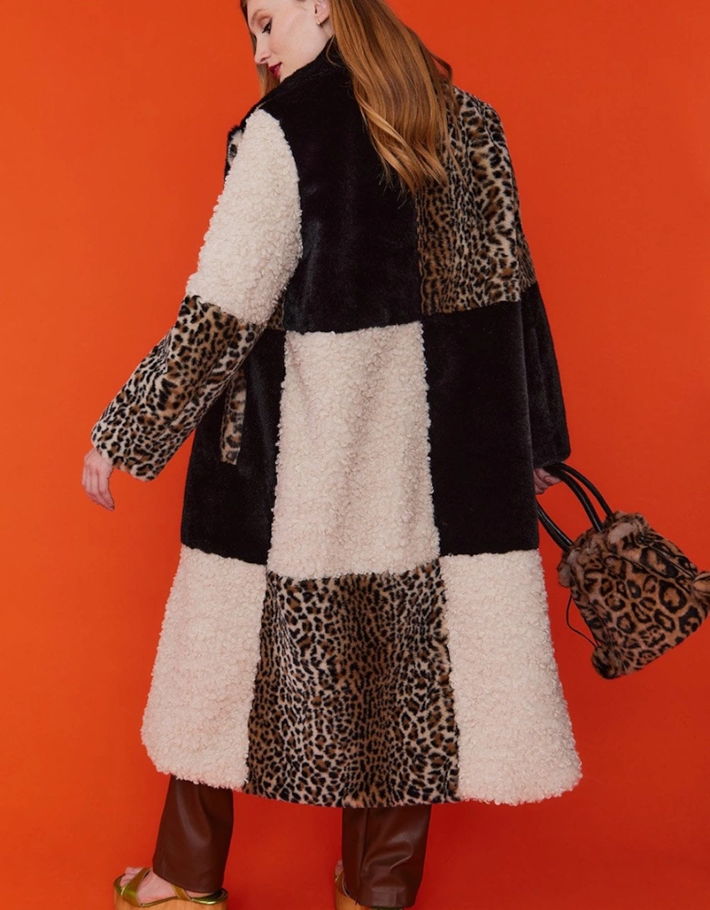 Faux Fur Long Coat