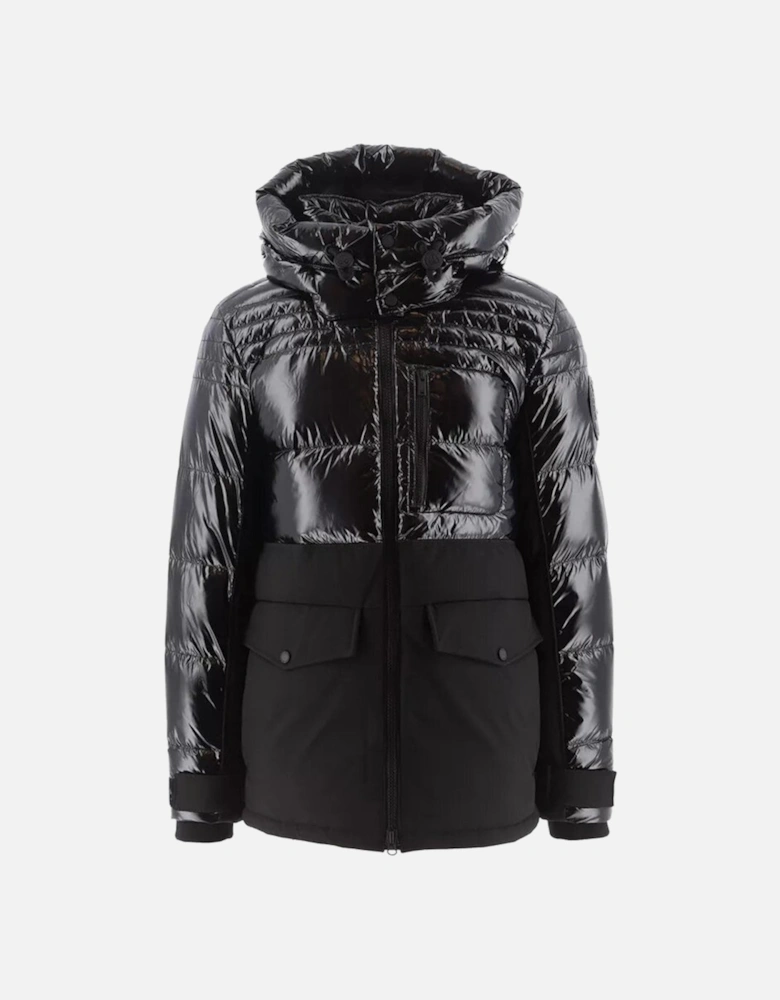 Mens Dugald 2 Panelled Quilt Jacket Black