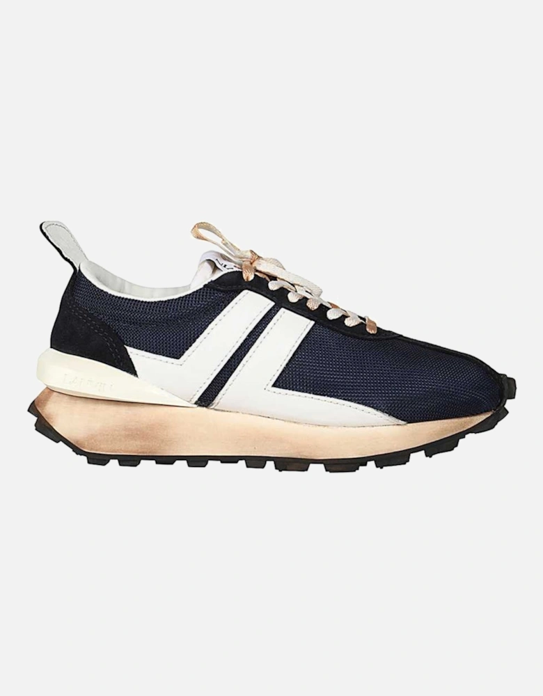 Mens Running Mesh Sneakers Navy