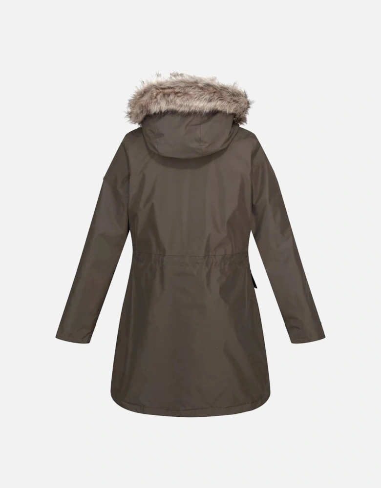 Womens/Ladies Sabinka Faux Fur Trim Parka