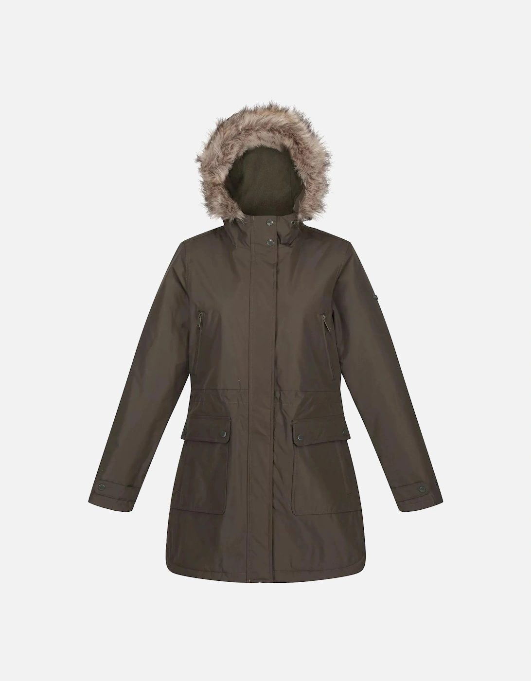 Womens/Ladies Sabinka Faux Fur Trim Parka, 6 of 5