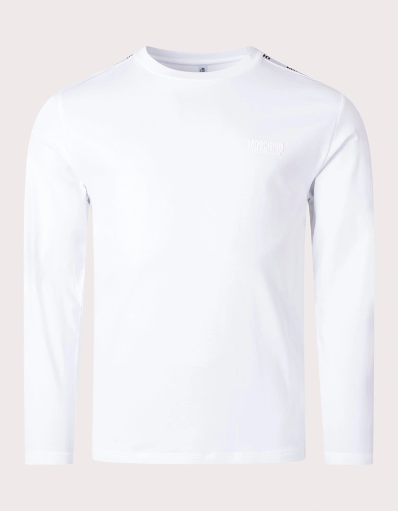 Long Sleeve Shoulder Taped T-Shirt