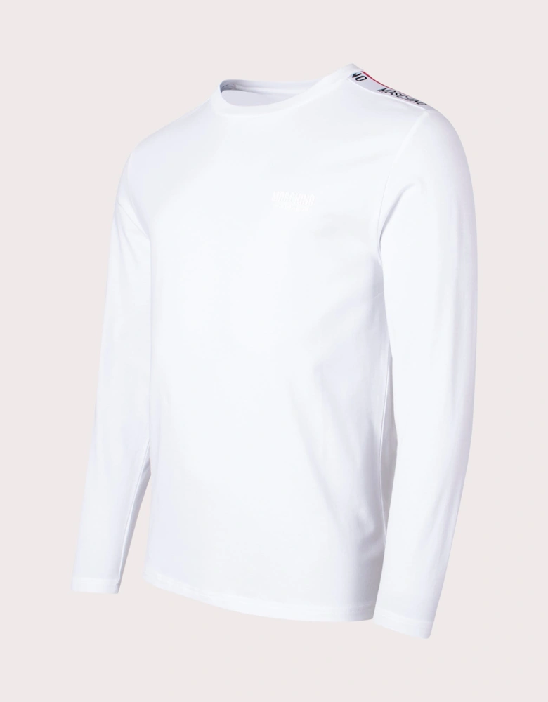 Long Sleeve Shoulder Taped T-Shirt