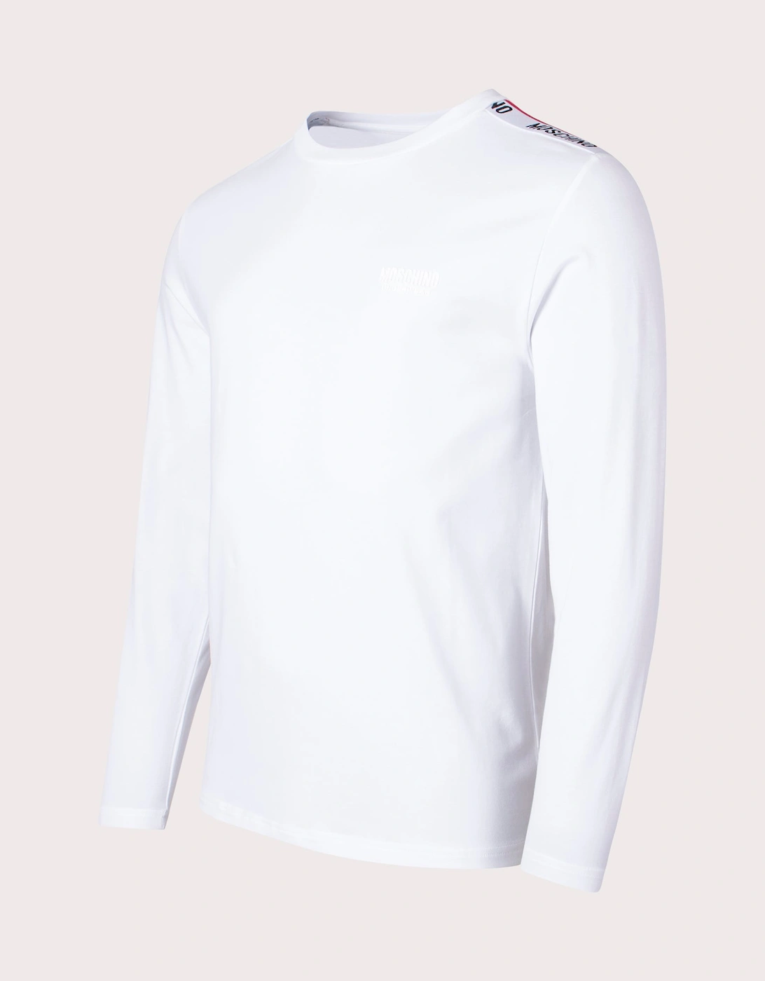 Long Sleeve Shoulder Taped T-Shirt, 6 of 5