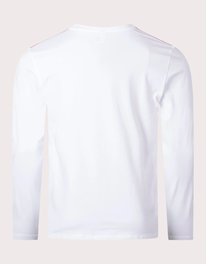 Long Sleeve Shoulder Taped T-Shirt