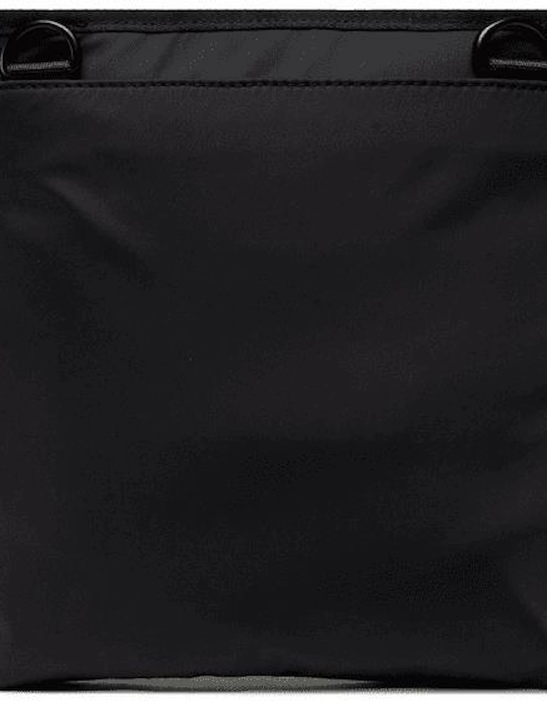Nylon Graphic Logo Black/Gold Pouch Bag