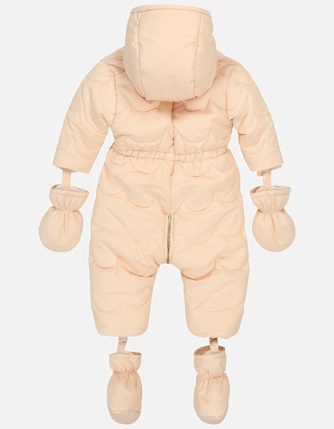 Baby Girls Pale Pink Snowsuit