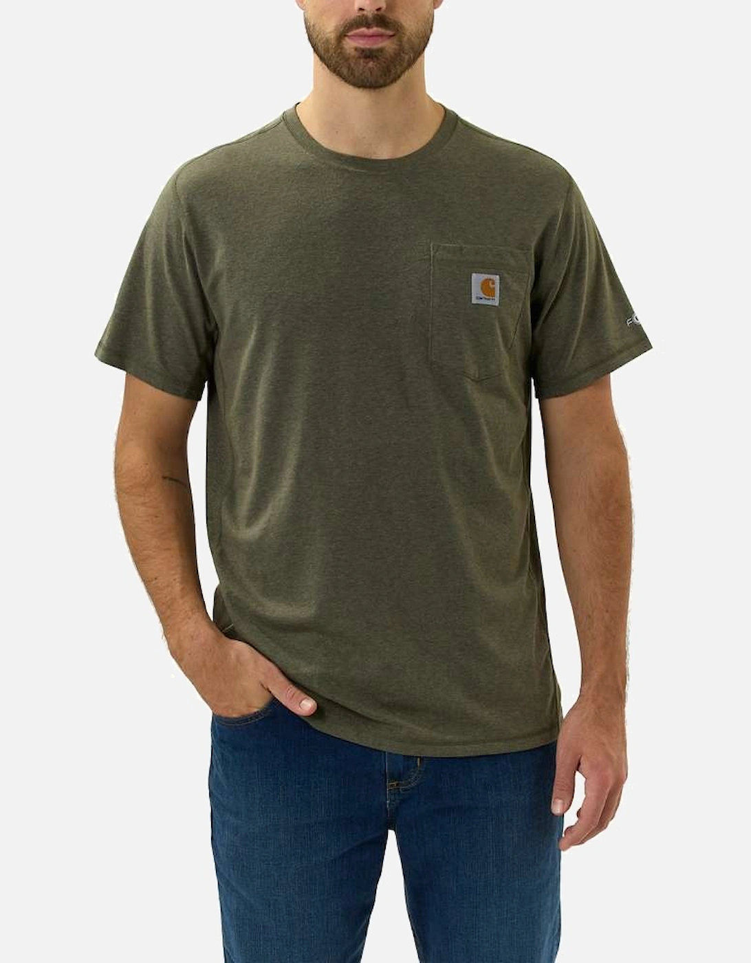 Carhartt Mens Force Flex Pocket Relaxed Short Sleeve T Shirt, 5 of 4