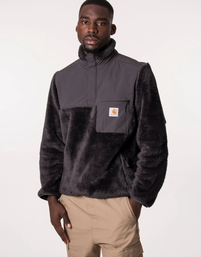 Relaxed Fit Jackson Half Snap Sweatshirt