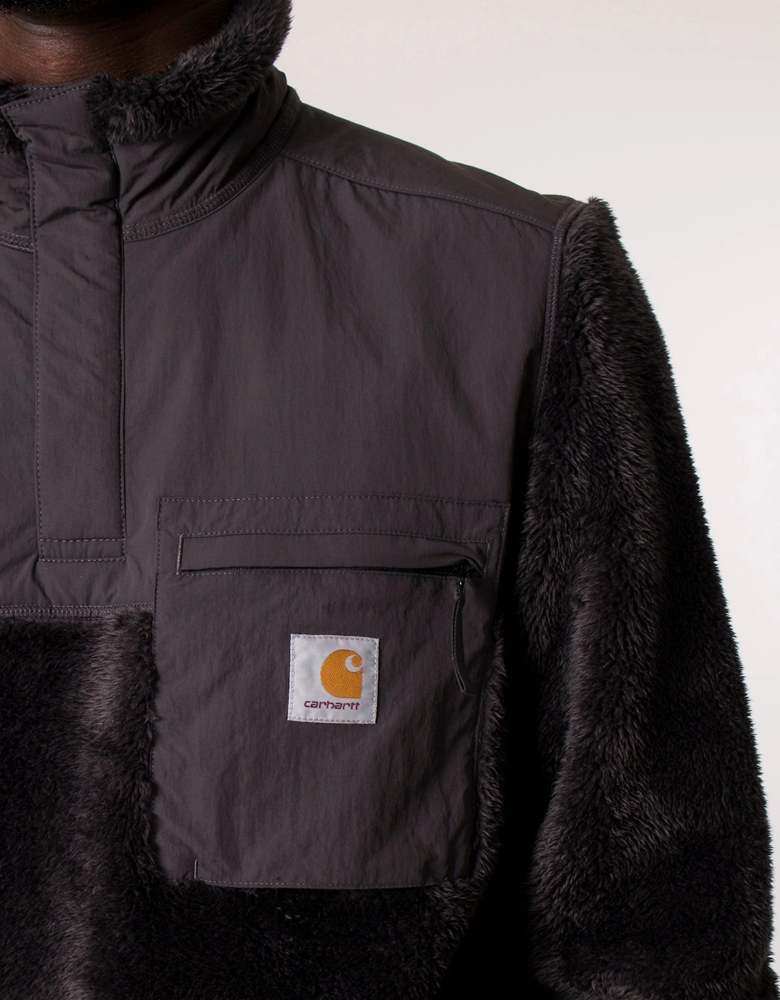 Relaxed Fit Jackson Half Snap Sweatshirt