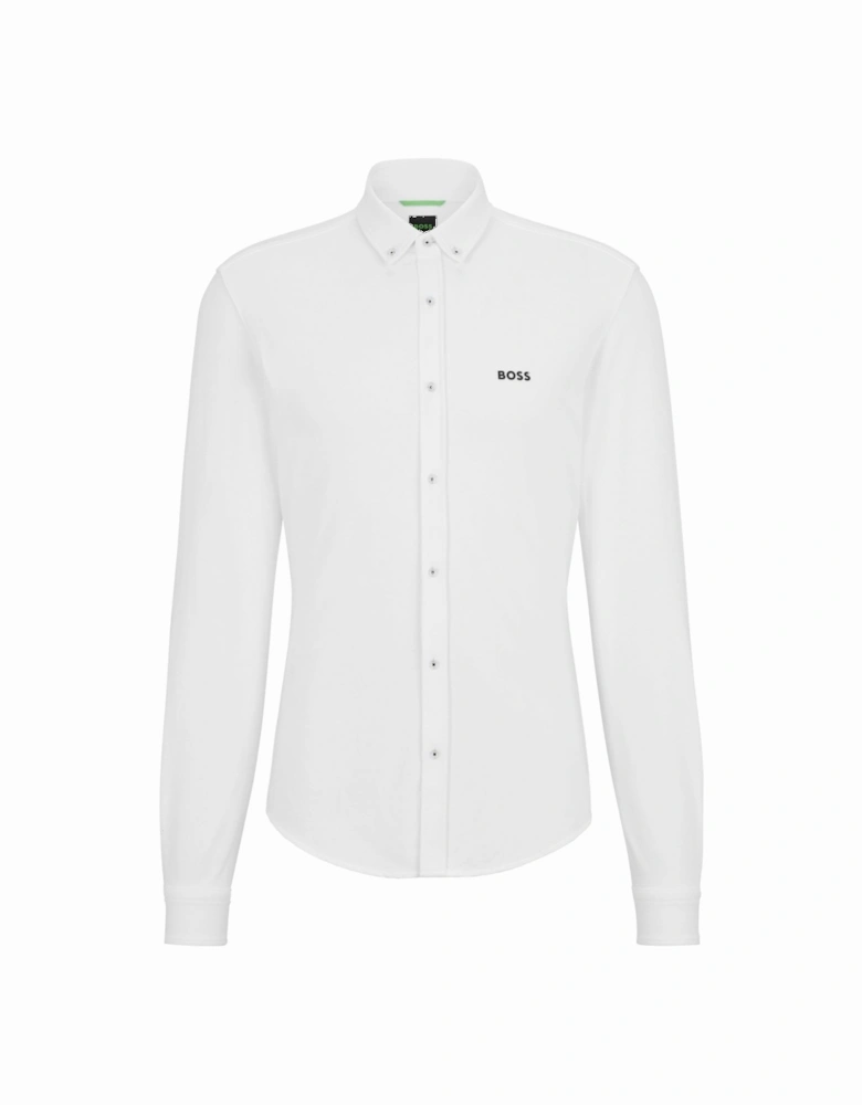 White Biado R Long Sleeved Shirt.