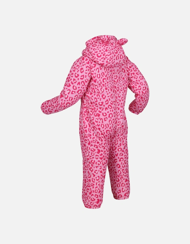 Childrens/Kids Penrose Leopard Print Puddle Suit