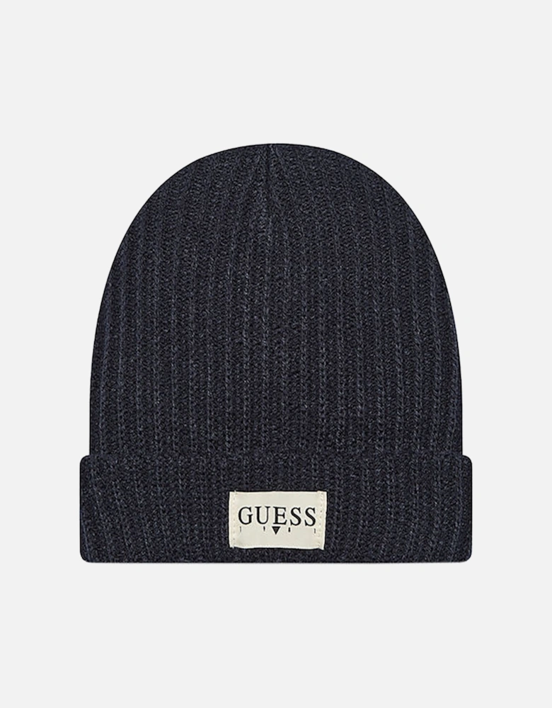 KIDS-BOYS FRONT LOGO BEANIE NAVY