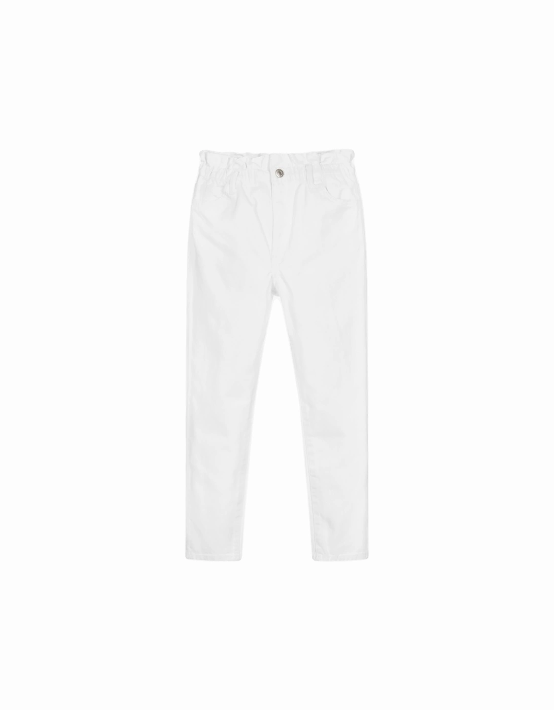 KIDS-GIRLS HIGH LOOSE JEANS WHITE, 3 of 2