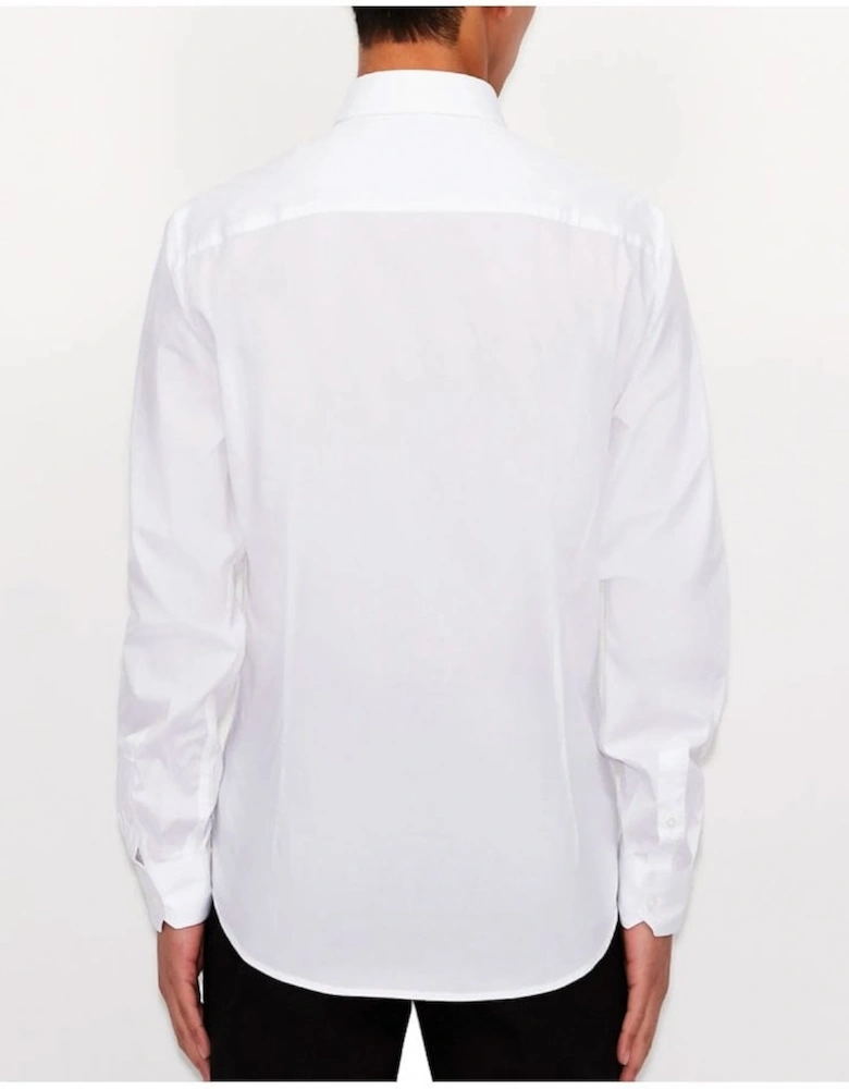Stretch Poplin Shirt White