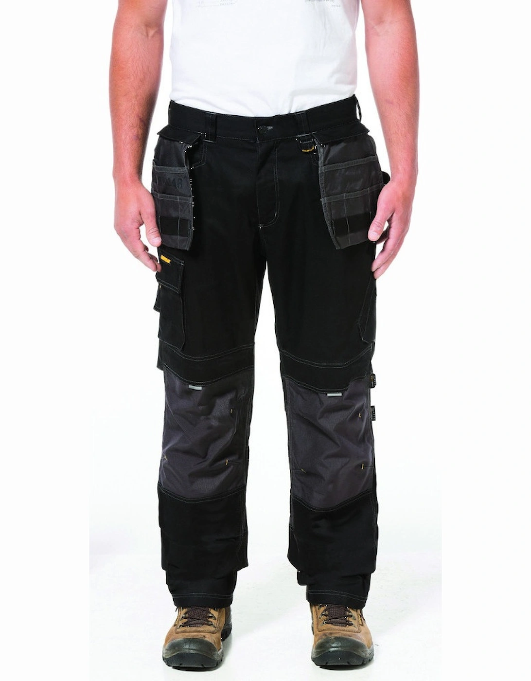 Mens H2O Defender Reflective Durable Work Trousers Pants, 8 of 7