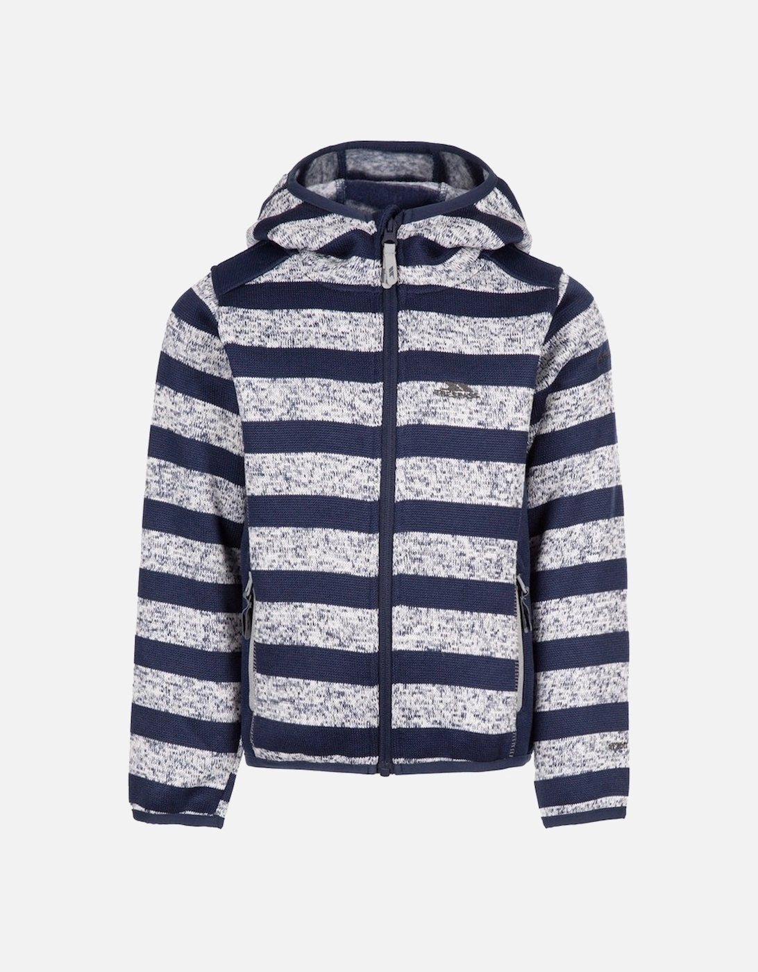 Childrens/Kids Conjure Stripe Marl Fleece Jacket, 6 of 5