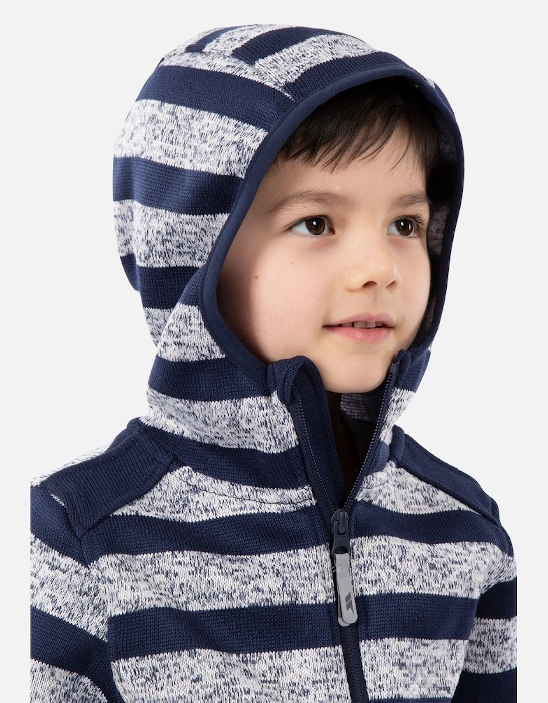 Childrens/Kids Conjure Stripe Marl Fleece Jacket