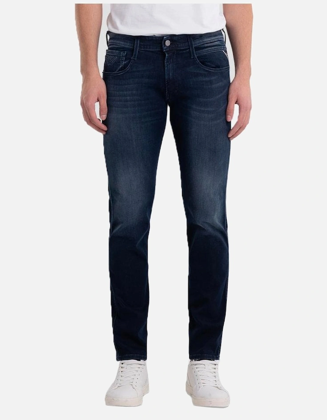 Anbass Power Stretch Slim Fit Jean Navy, 6 of 5