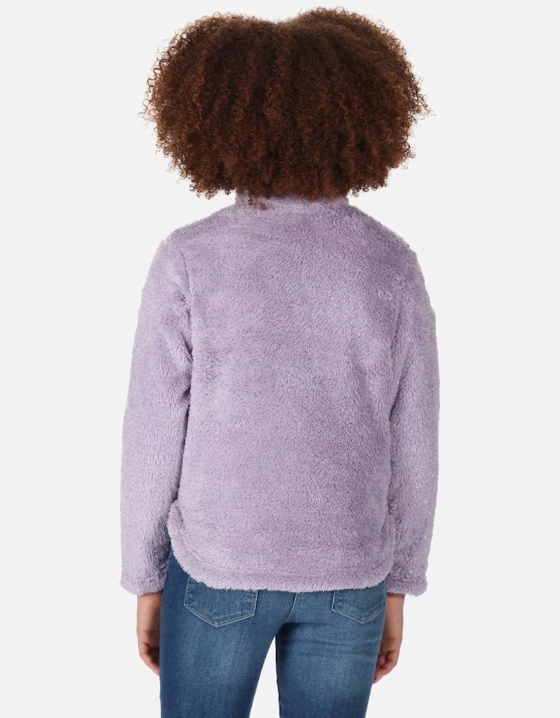 Girls Kallye Full Zip Fluffy Fleece Jacket