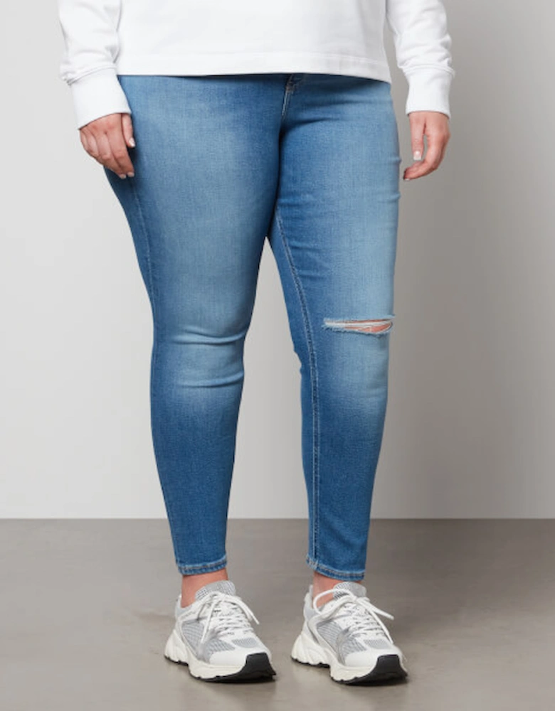 Jeans Plus High-Rise Stretch-Denim Skinny Jeans