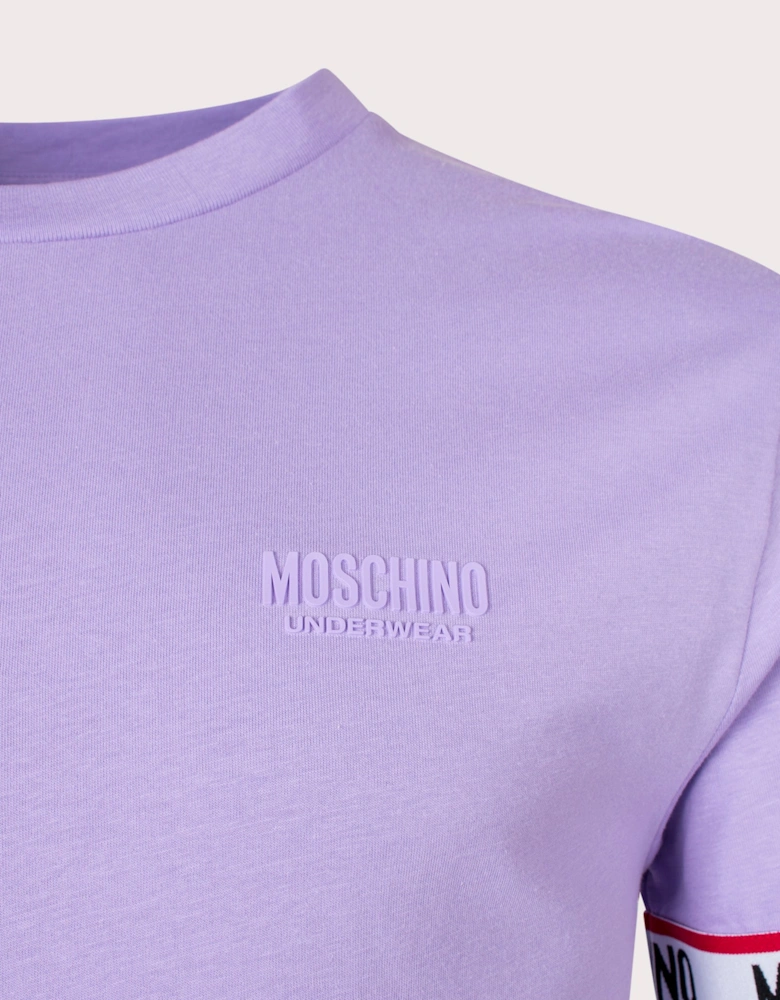 Taped Logo Cuff T-Shirt