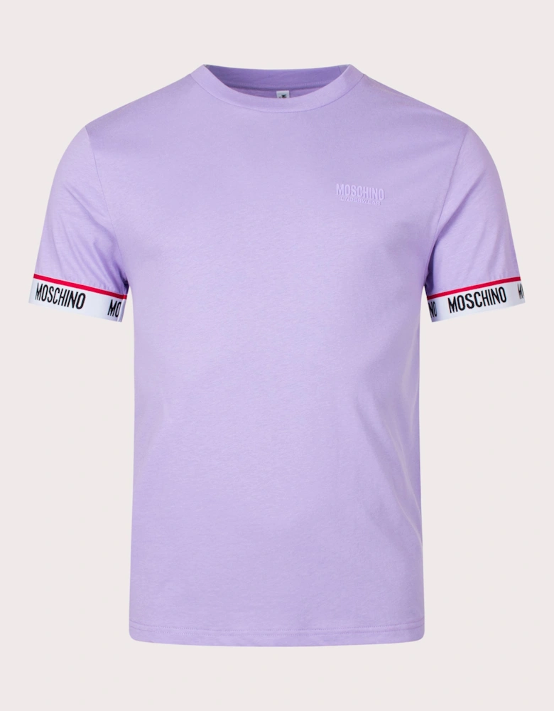 Taped Logo Cuff T-Shirt