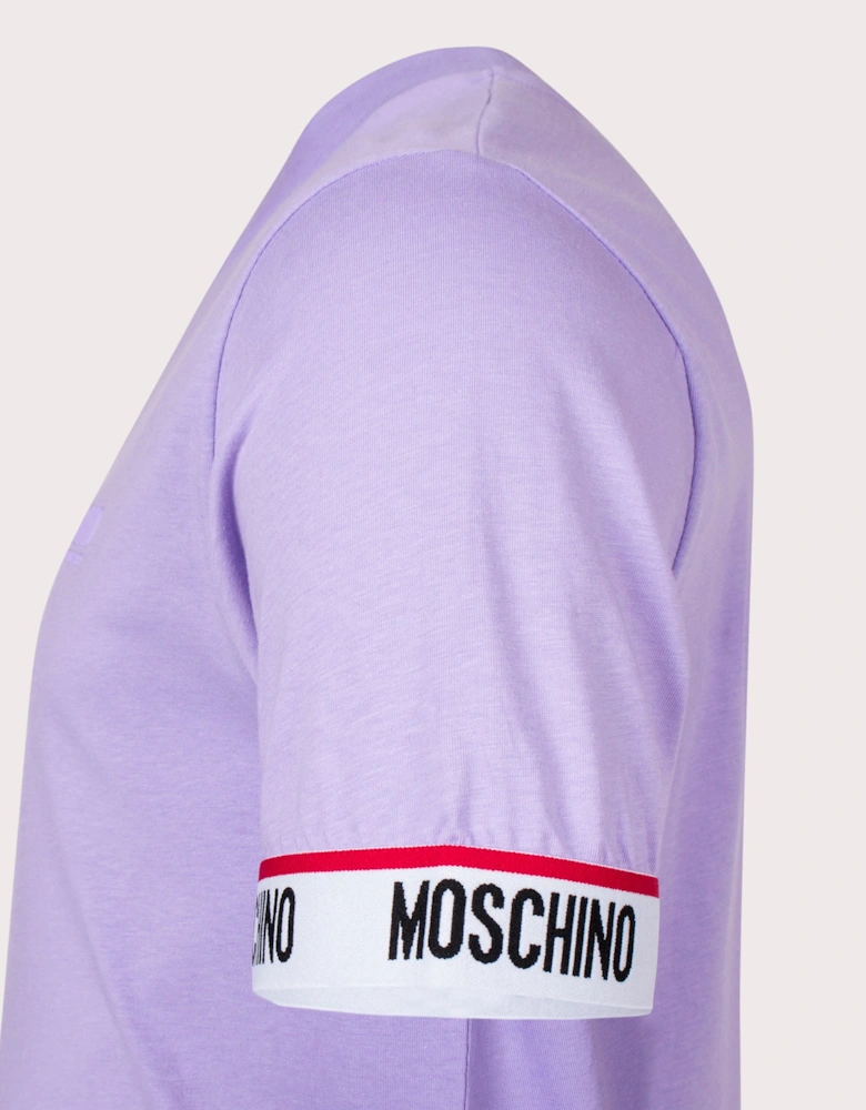 Taped Logo Cuff T-Shirt