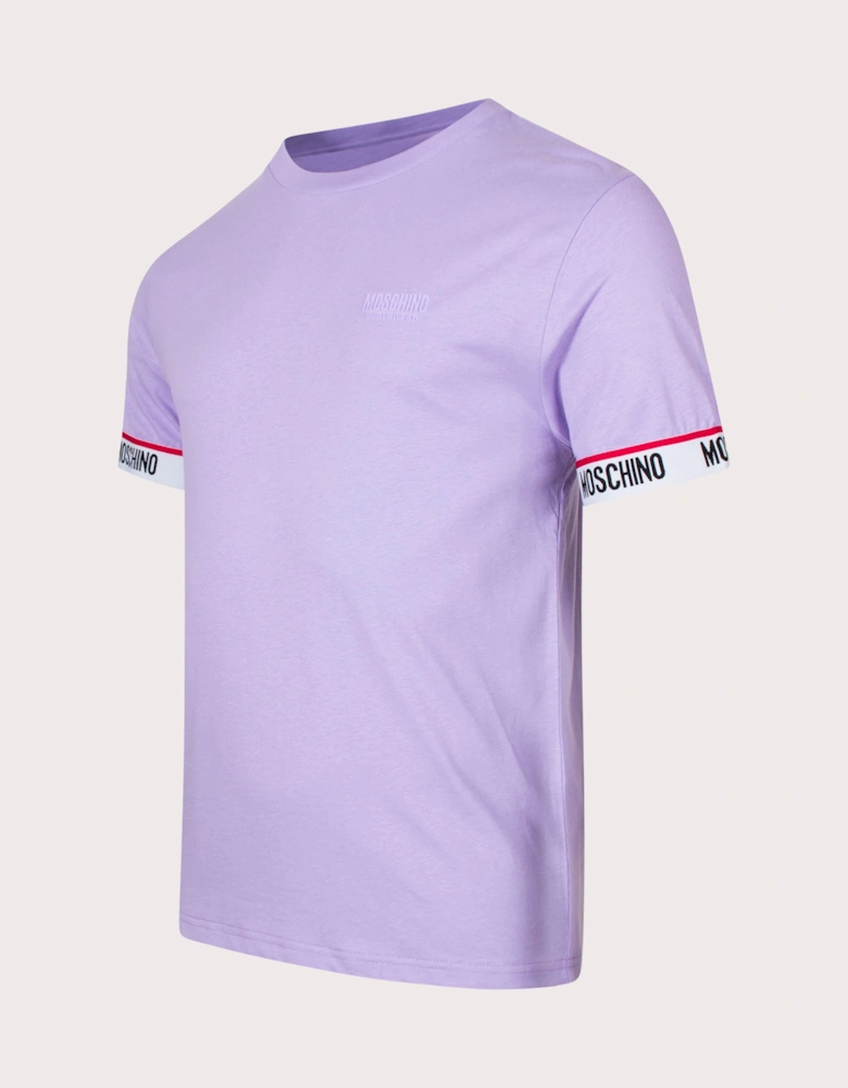Taped Logo Cuff T-Shirt