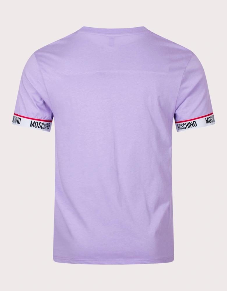 Taped Logo Cuff T-Shirt